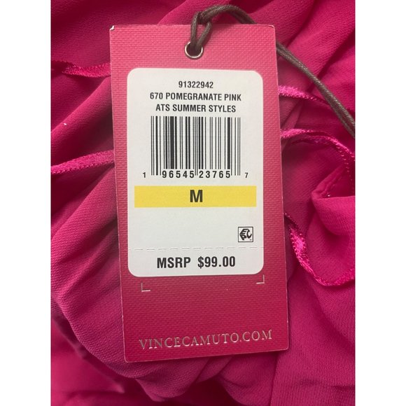 VINCE CAMUTO Women's Sleeveless Leg Jumpsuit Pink Size M NWT - Picture 5 of 5